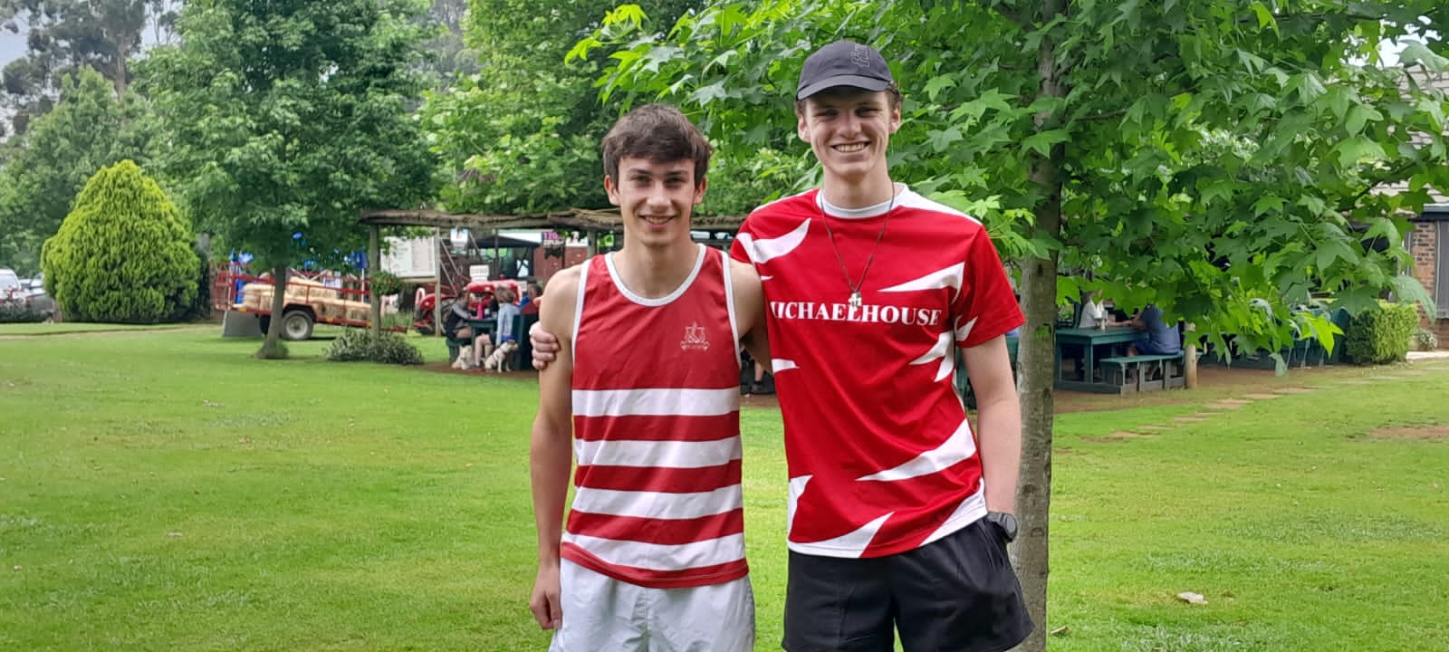 Daniel French as Cross Country Captain at Michaelhouse